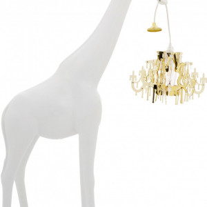 Lampadar Giraffe, alb, 100 x 60 cm - Img 2