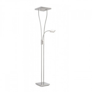Lampadar Helia I, LED, metal/plastic, alb, 57 x 198 x 5.9 cm - Img 1