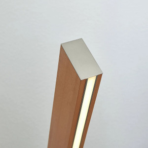 Lampadar Tamlin, LED, lemn/metal, natur, 15 x 20 x 151,5 cm - Img 2