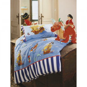Lenjerie de pat pentru copii Renforcé, 100 x 135 cm - Img 2