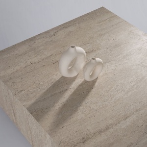 Lizbon masuta de cafea, PAL melaminat 18mm, 90x90x35.5 cm, picioare PAL, gri - Verificat A · Re-Bloom - Img 4