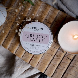 Lumânare Parfumată Blush Peony, Scullys Airlight, 100 g, 20h - Img 2