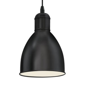 Lustra tip pendul Priddy, 4 lumini, metal, negru, 98 x 16 x 110 cm