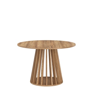 Masa dining rotunda fixa 120 cm stejar Frida - Img 3