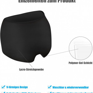 Masca pentru ameliorarea migrenei Zosudull, tesatura/gel polimeric, negru, 23,5 x 16 cm