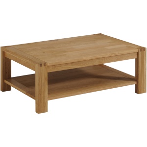 Masuta de cafea cu 1 polita stejar natur Ethan - Img 3