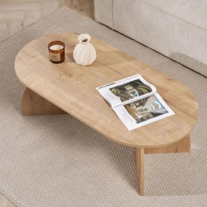 Melina masuta de cafea 120x60x40 cm, PAL 18mm melaminat, capacitate 25 kg, safir stejar - Verificat A · Re-Bloom - Img 6