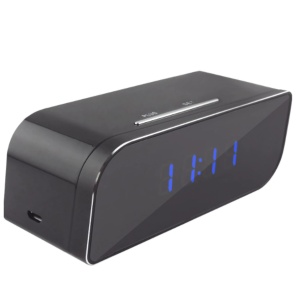 Mini camera Spy REVOSE™, WI-FI, IP, Ascunsa in Ceas Desteptator, Microfon, Infrarosu, 1080P, Activare la Miscare