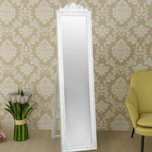Oglinda Blakeway, alb antichizat, 160 x 40 cm - Img 2