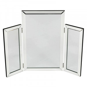 Oglinda cosmetica Damion, argintiu, 60 x 75 x 2 cm - Img 1