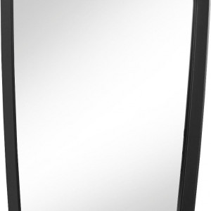Oglinda de perete Henni Otto, lemn/sticla, negru, 59 x 4 x 72 cm