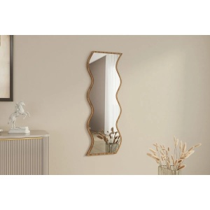 Oglinda de perete Re-Bloom Hanah Home, MDF 100%, 40x120x2.2 cm, alb/nuc - Verificat A · Re-Bloom - Img 2