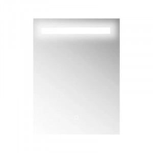 Oglinda pentru baie Aycock, LED, sticla/acril, 60 x 45 x 3,2 cm
