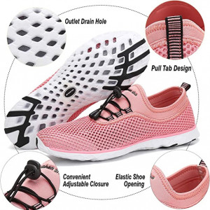 Pantofi sport pentru femei SAGUARO, plasa/EVA/TPR, roz, 45 - Img 3