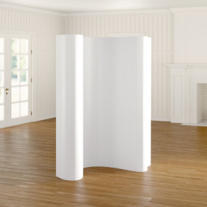 Paravan Staley, alb, 165 x 250 cm - Img 4