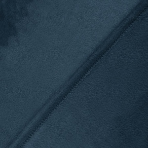 Patura flanel densa Dormitio®, 150x200 cm, 100% poliester, 210gsm, Albastru, Resigilat, Grad A - Img 3