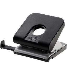 Perforator Novus Master, 25 coli, mecanism blocare maner, negru, Resigilat, Grad A