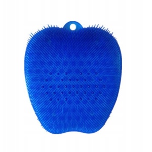 Perie pentru picioare KEEBAX, PVC, albastru inchis, 24 x 27 cm