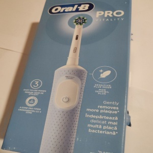 Periuta de dinti electrica Oral-B Vitality Pro, Curatare 3D, 3 programe, 1 capat, Albastru, Resigilat, Grad A - Img 2