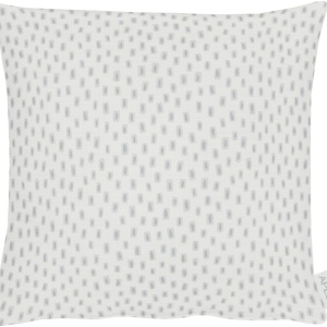 Perna decorativa Apelt, poliester, alb/argintiu, 39 x 39 x 5 cm