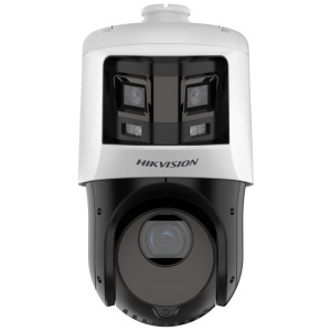 Produs Resigilat Camera de supraveghere IP TandemVu 6+4MP 25X Colorful & IR Panoramic & PTZ Hikvision DS-2SE4C425MWG-E/26(F0), lentila bullet fixa: 2.8mm; lentila PTZ varifocala: 4.8-120mm, iluminare min bullet: 0.0005 Lux @ (F1.0, AGC ON), 0 Lux cu lumin - Img 5