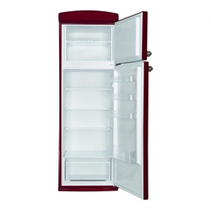 Produs Resigilat FRIGIDER CU DOUA USI FRAM FDD-VRR311BDF+, 311L (242+69), CLASA F, CONTROL MECANIC CU TERMOSTAT AJUSTABIL, LUMINA LED, RAFTURI DE STICLA, DEZGHETARE AUTOMATA FRIGIDER, BURGUNDY - Img 2