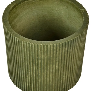 Produs Resigilat Ghiveci Re-Bloom Daria, argila fibroasa, diametru 30 cm, 16.5L, 5 kg, orificii drenaj, verde masliniu - Verificat A - Img 3