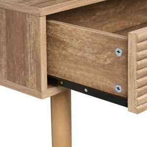 Produs Resigilat Masa consola Re-Bloom Ronge, MDF/pin/fier, 120x45x80 cm, 20 kg, natur - Verificat A - Img 5