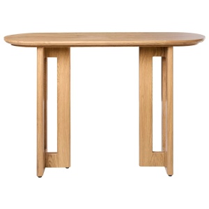 Produs Resigilat Masa tip consola Re-Bloom Karlo, MDF/ratan, 120x40x80 cm, 50 kg, natur - Verificat A - Img 6