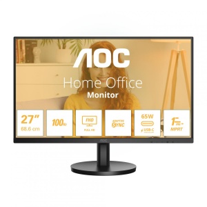 Produs Resigilat Monitor AOC 27" 27B3CA2, Diagonal (inch): 27, Diagonal (cm): 69, Aspect ratio: 16:9, Panel: IPS, Resolution: 1920x1080, Refresh Rate: 100Hz, Response time GtG: 4ms, Response time MPRT: 1ms, Brightness (max): 250 cd/ãŽ¡, Contrast (static)