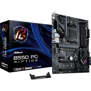 Produs Resigilat Placa de baza AsRock B550 PG RIPTIDE AM4 Supports AMD AM4 Socket Ryzen™ 3000, 3000 G-Series, 4000 G-Series, 5000 and 5000 G-Series Desktop Processors 10 Phase, Digi Power, Dr. MOS Supports DDR4 4933+ (OC)* 1 PCIe 4.0 x16 Slot, 2 PCIe 3.0