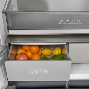 Produs Resigilat Side by side Multidoor Heinner HSBS-HM505MDSINFDXE++, Slot-in - permite incorporarea in mobila, Total No Frost, capacitate totala: 505L, capacitate frigider: 349L, capacitate congelator: 156L, clasa energetica: E, compresor Inverter, disp - Img 5