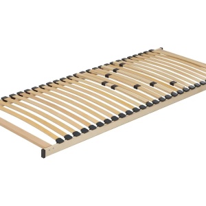 Produs Resigilat Somiera cu sipci Re-Bloom Vouziers, 80x200 cm, 30 lamele, lemn fag/mesteacan, 100 kg, maro - Verificat A