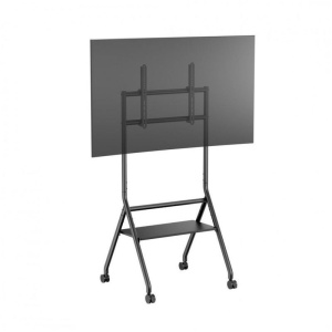Produs Resigilat Stand TV mobil Serioux 13E-46FW, dimensiuni: 725x635x1615mm, compatibilitate dimensiune ecran: 37""-86"", VESA: 200x200, 300x200, 400x200, 300x300, 400x300, 400x400, 600x400, greutate maximă suportata: 80 kg, greutate maximă suportata raf - Img 3