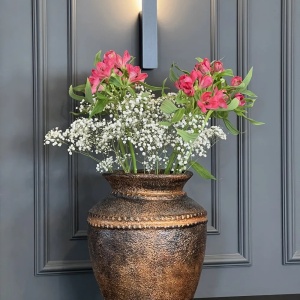Produs Resigilat Vaza decorativa Re-Bloom Puchong, ceramica, 32x32x40 cm, cupru - Verificat A - Img 5