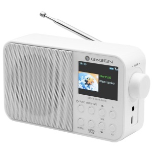 Radio portabil GoGEN DAB 500 BTCW cu tuner DAB+ si FM, 1W, Bluetooth, LCD color, baterie 2000 mAh - Img 2