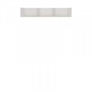 Raft de perete Alexander, lemn, alb, 21,6 x 118,7 x 25 cm - Img 4