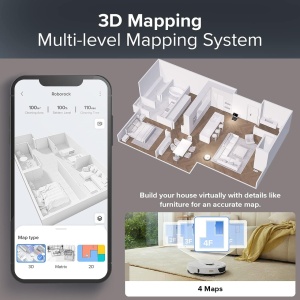 RESIGILAT (ca nou) - Robot de aspirare Roborock S7 Max Ultra S7MXU02-00, aspirator&mop&statie inteligenta de golire automata, 5100 Pa, autonomie 180 min, auto-curatare mop, recipient praf 2.5 l, autocuratare inteligenta, incarcare rapida - Img 5
