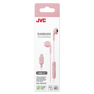 RESIGILAT - Casti JVC HA-FR17UC-P-U, Cu Fir, In-Ear, Microfon, USB-C, roz - Img 4