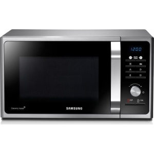 RESIGILAT Cuptor cu microunde Samsung, 23 l, 800 W, Auto cook, Afisaj digital, Interior ceramic, Timer, Child Lock, Argintiu