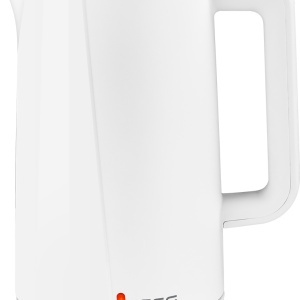 RESIGILAT - Fierbator electric ECG RK 1702 Safe to Touch White, 1.7 litri, 2200 W, interior din otel inoxidabil, pereti dubli, alb