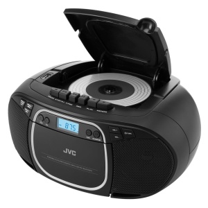 RESIGILAT - Radio cu casetofon si player CD JVC RC-E451B, 2 x 1.6 W RMS, FM, Bluetooth, USB, MP3, AUX IN, negru - Img 3