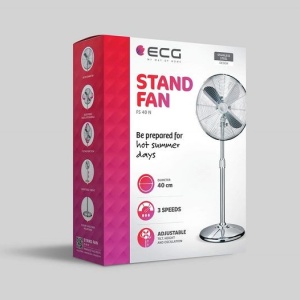 RESIGILAT - Ventilator cu picior ECG FS 40 N, 50W, 40 cm, 3 viteze, foarte silentios - Img 3