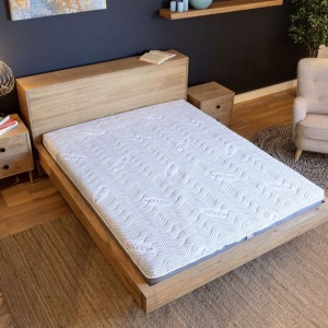 Saltea Ortopedica, Buona Notte, Esential, 160x200x25cm, spuma poliuretanica si arcuri ambalate individual, hipoalegenic, fermitate medie, husa silver - Img 2