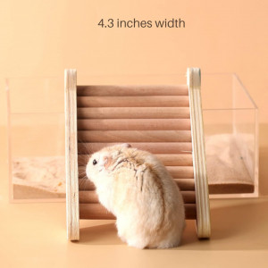 Scara pentru hamster BUCATSTATE, lemn, multicolor, 20 x 11cm - Img 2