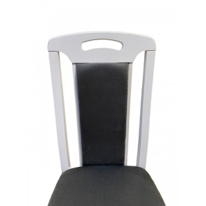 Scaun living SB Tim alb/gri, 40x43x96 cm - Img 3