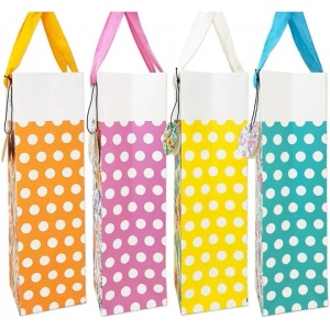 Set 12 pungi pentru sticle de vin Anzon Mories, carton, multicolor, 33, 7 x 9, 3 x 9, 9 cm - Img 4
