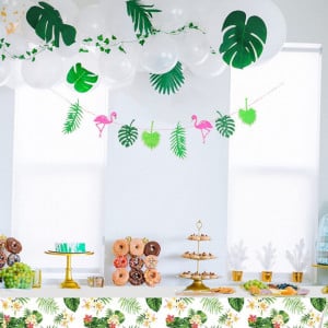 Set 2 fete de masa si un banner Amycute, multicolor, plastic, 130 x 220 cm - Img 4