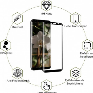 Set 2 folii de protectie ecran Samsung Galaxy S9 REROXE, sticla poliuretanica, transparent - Img 4