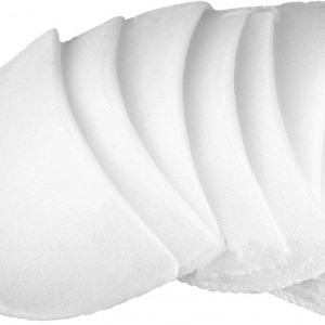 Set 5 perechi de tampoane pentru umeri, spuma, alb, 16,5 x 10 cm - Img 4